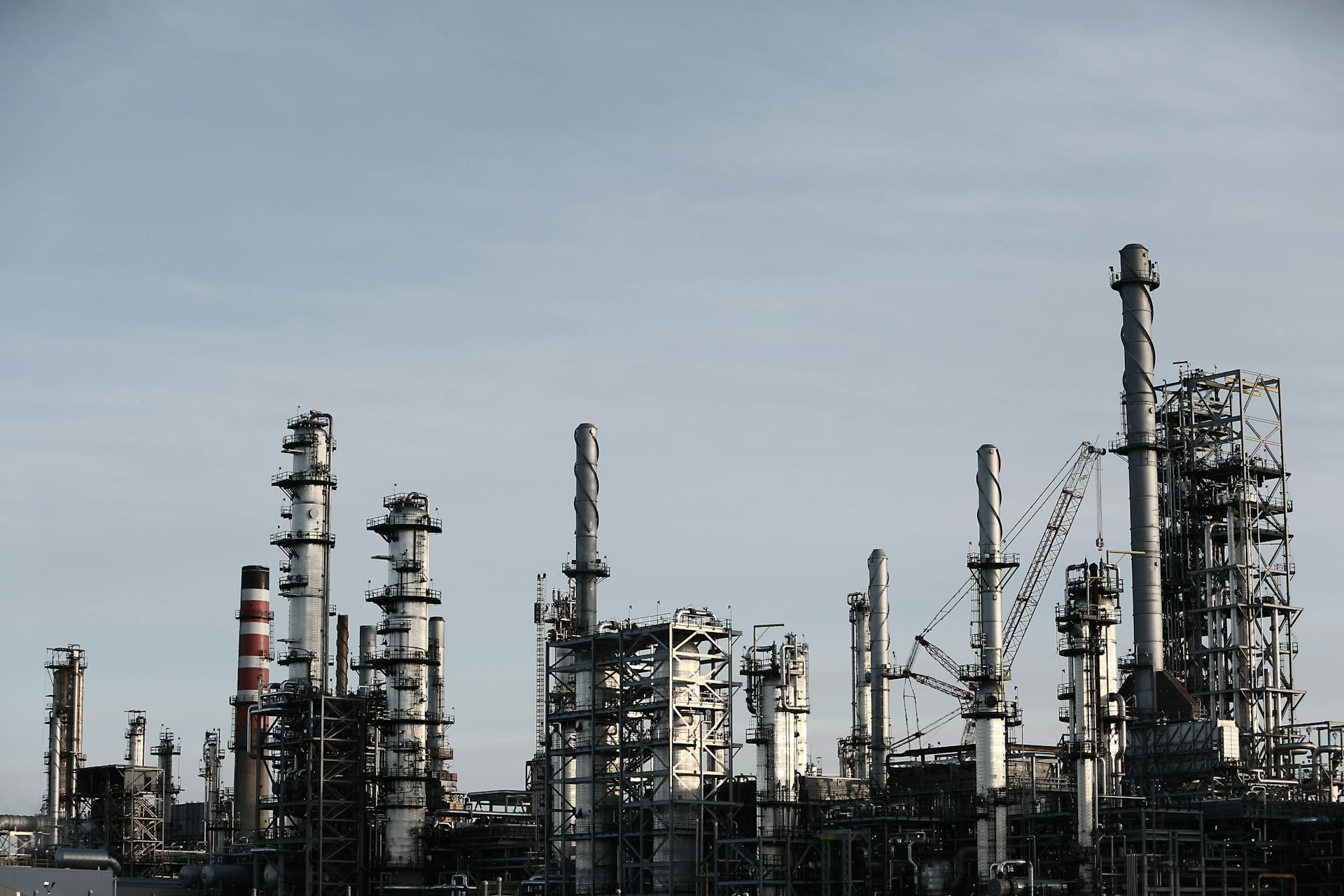 Industrial facility background
